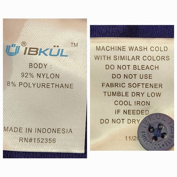 Ibkul Long Sleeve Men's Performance Polo, Golf, Hiking, Athleisure sz XL - Picture 9 of 10